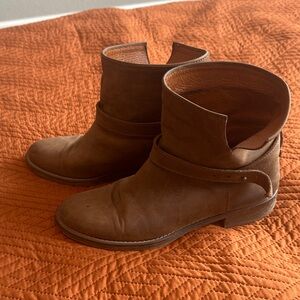 Madewell Brown Leather Ankle Boots